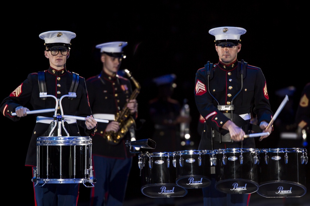International bands perform together during JSDF Marching Festival 2019