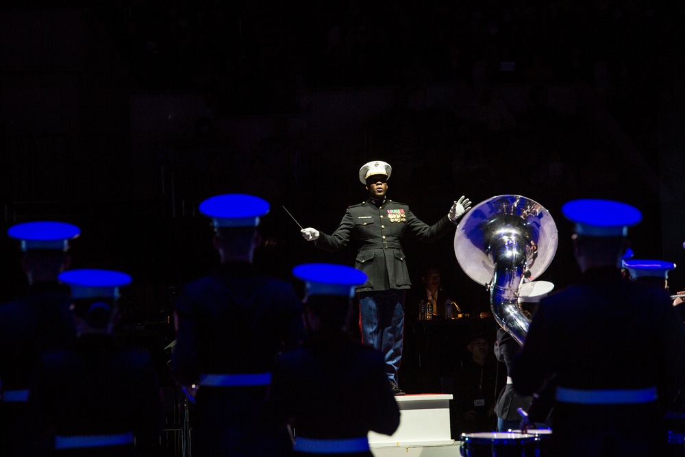 International bands perform together during JSDF Marching Festival 2019