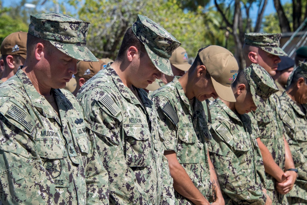 Diego Garcia Pearl Harbor Day Remembrance Ceremony