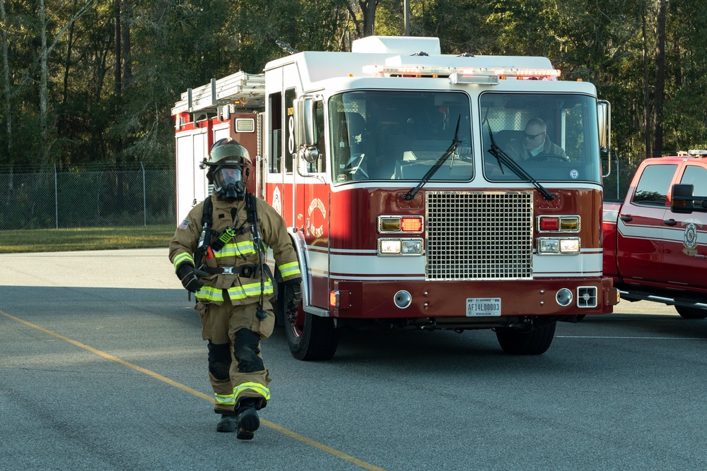 Evacuation drill tests Airmen