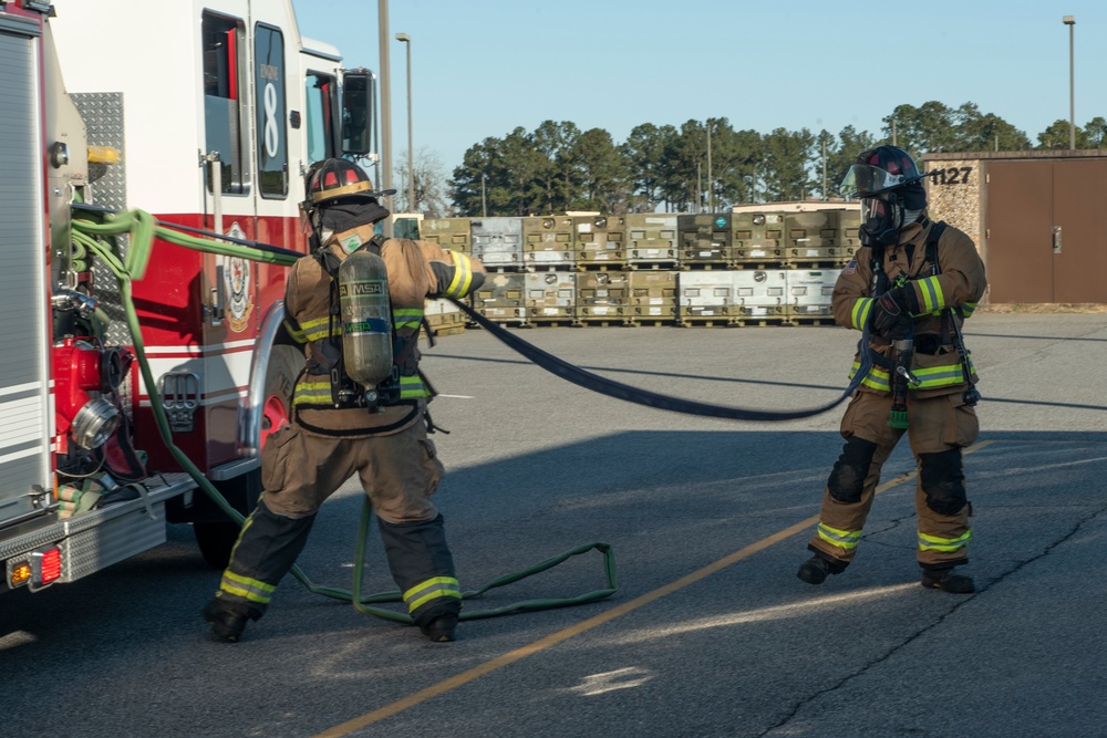 Evacuation drill tests Airmen