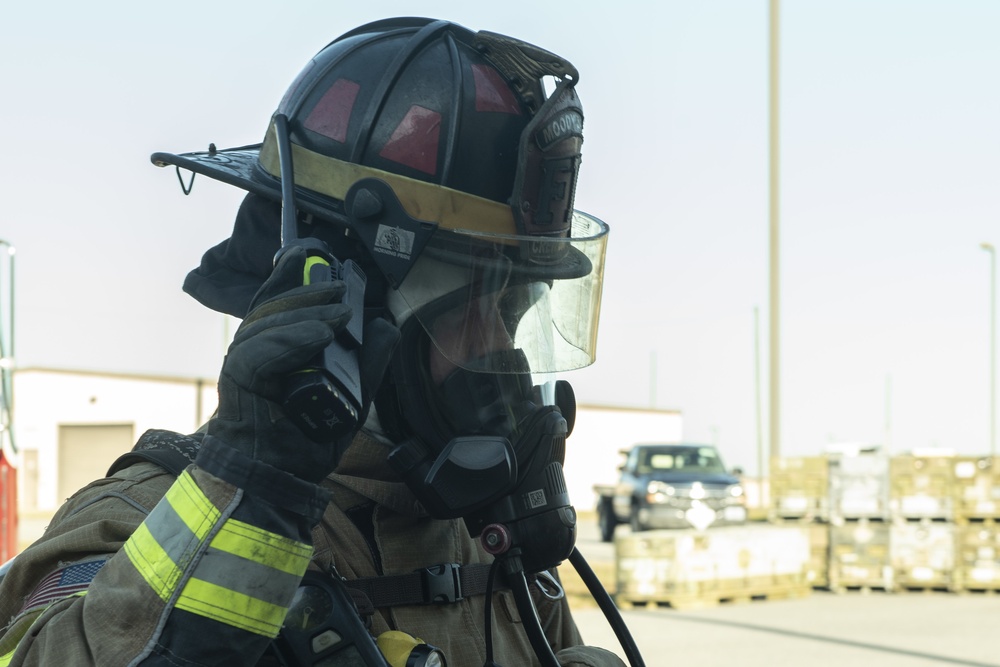 Evacuation drill tests Airmen