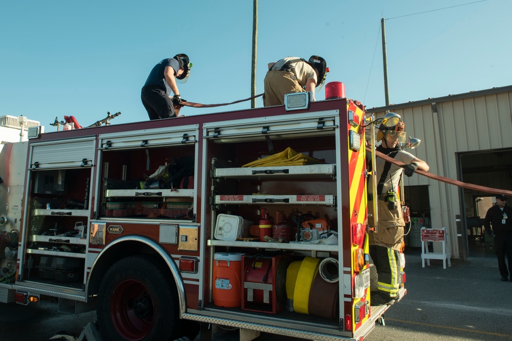 Evacuation drill tests Airmen