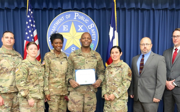 Texas Counterdrug Soldier graduate DPS course