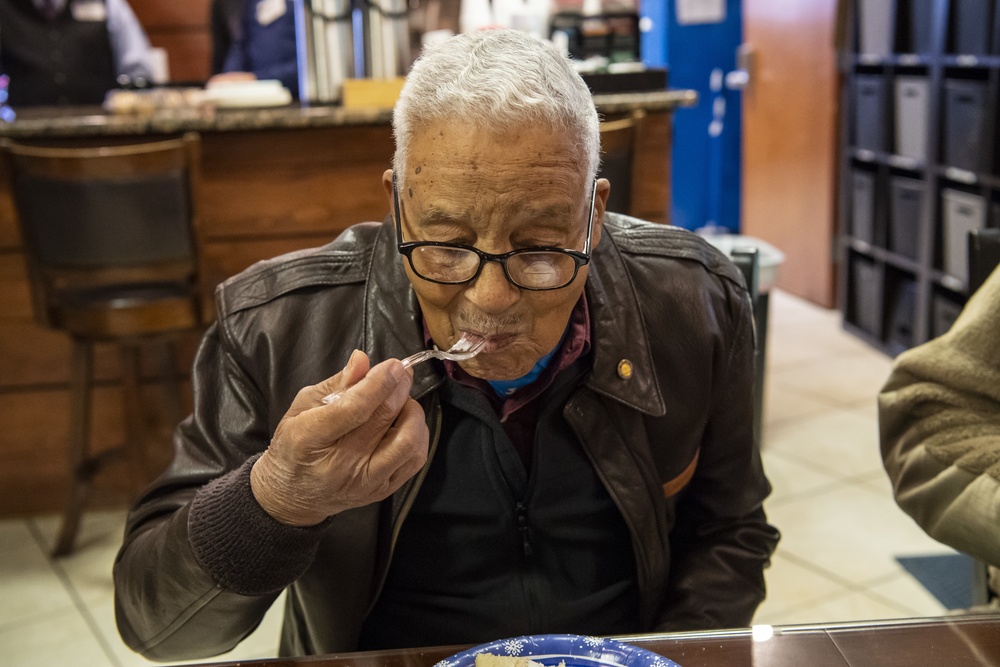 Former Tuskegee Airman celebrates 100th birthday