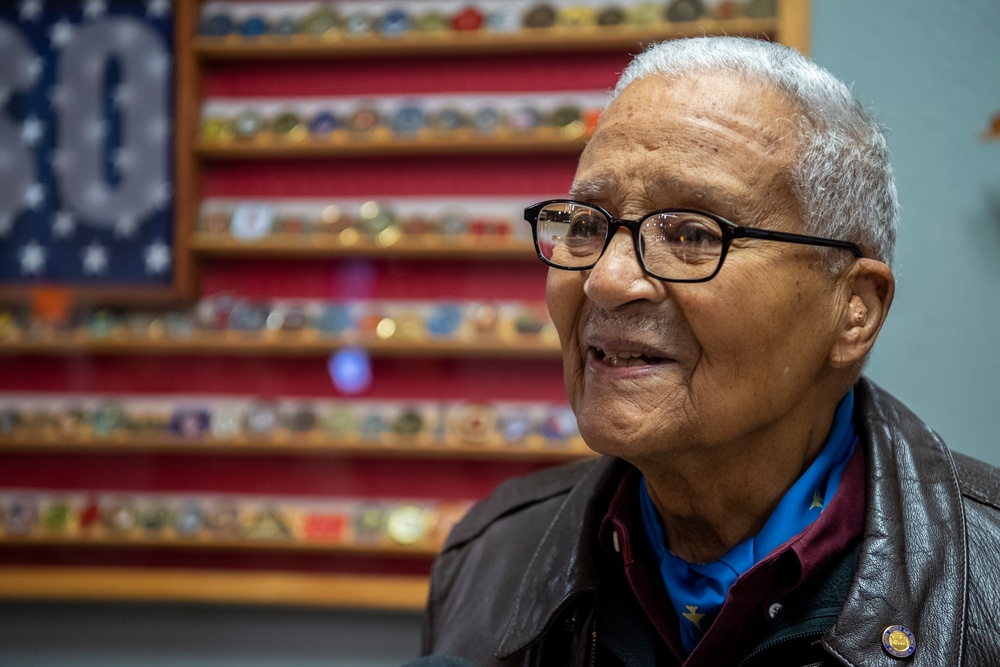 Former Tuskegee Airman celebrates 100th birthday