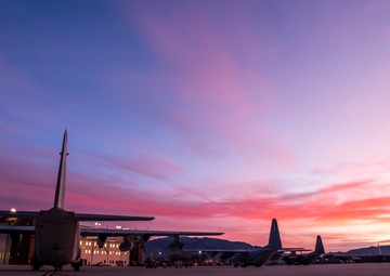 Sunrise on Kirtland Air Force Base