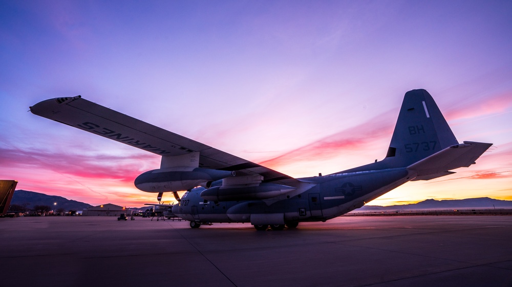 Sunrise on Kirtland Air Force Base