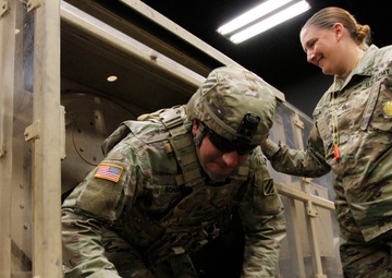 ROLLOVER, ROLLOVER, ROLLOVER! Marne NCOs train in rollover egress