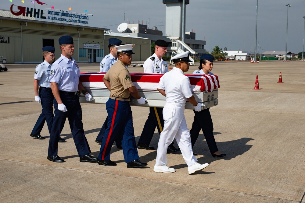 Laos Repatriation Ceremony