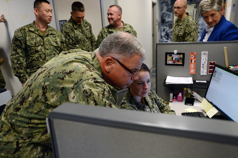 Chief of Naval Personnel Visits Navy Personnel Command