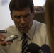 Esper Speaks to Reporters En Route to California