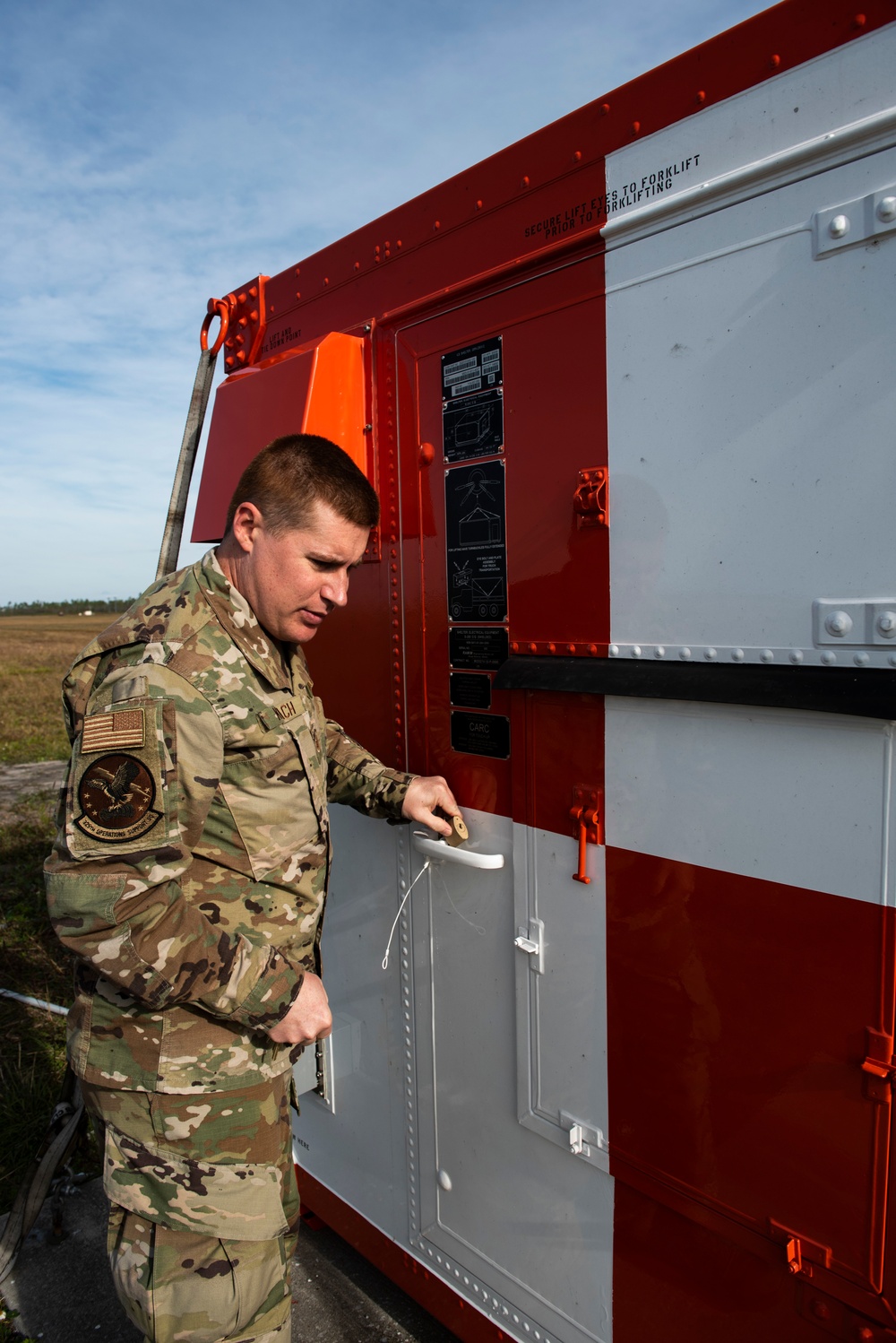 Radar, Airfield, and Weather Systems Airman maintains vital air traffic communications