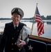 Retired U.S. Navy BMC Visits Old Man IV Admiral’s Barge