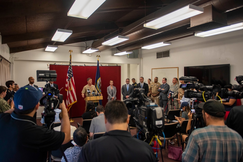 Joint Base Pearl Harbor-Hickam Joint Press Conference