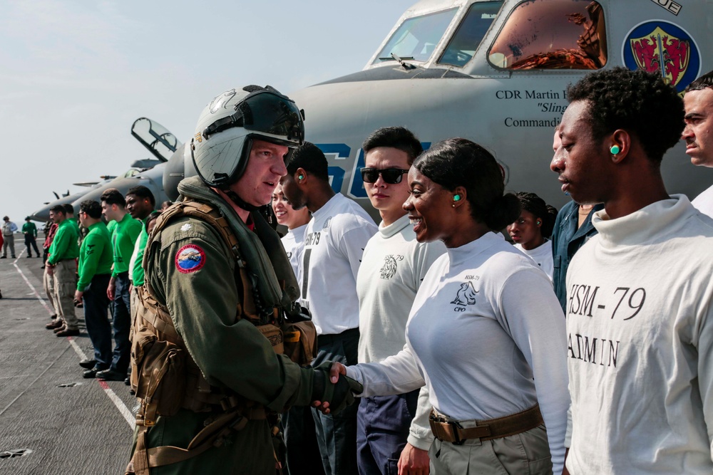 Flight operations and change of command.