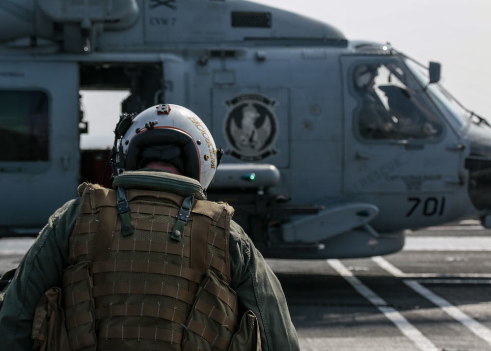 Flight operations and change of command.