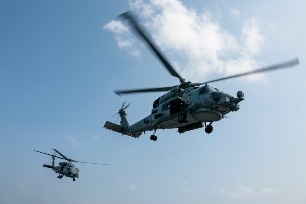 Flight operations and change of command.