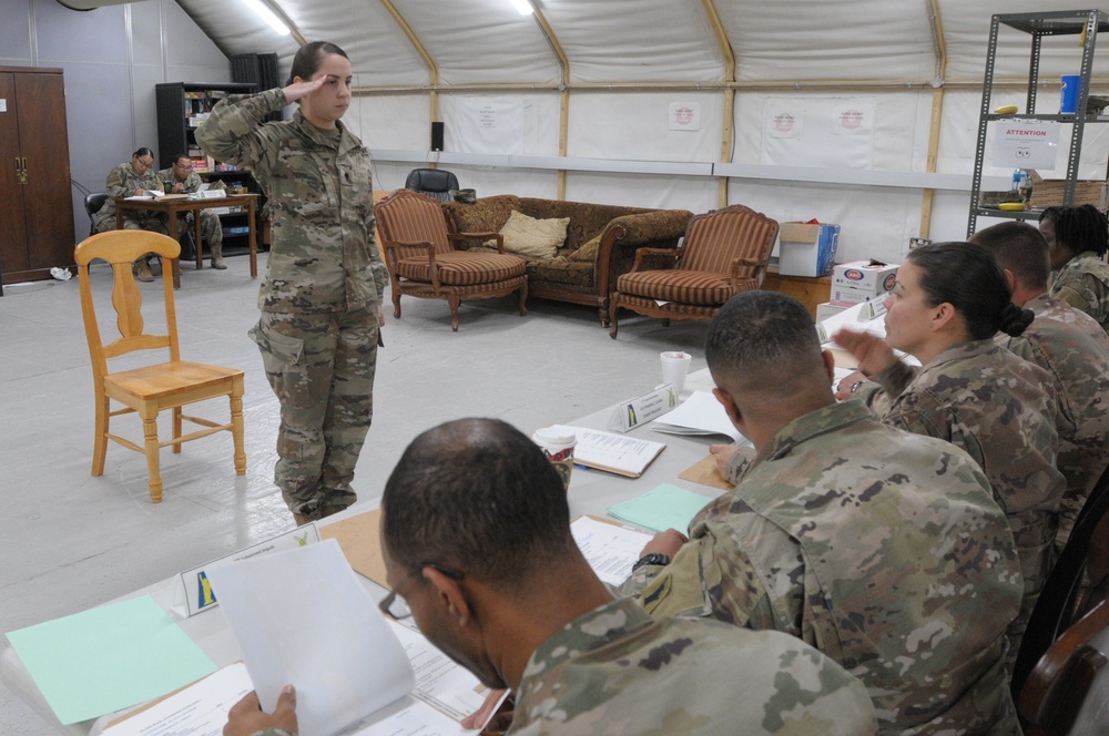 Headquarters and Headquarters Company NCO and Soldier of the Quarter Competition