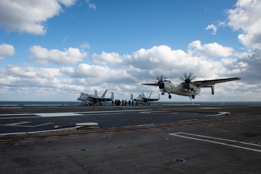 Ike Conducts Carrier Qualifications in the Atlantic