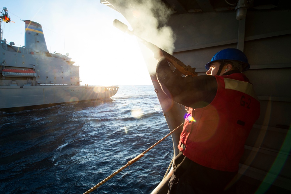 Ike Conducts Replenishment-at-Sea