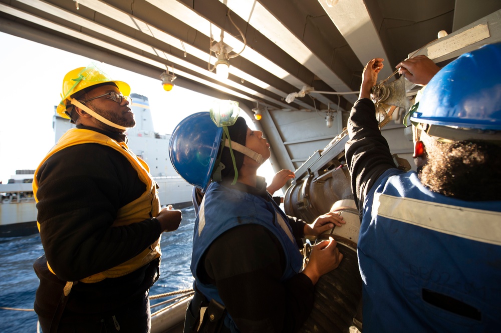 Ike Conducts Replenishment-at-Sea