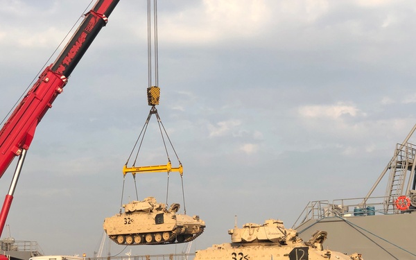 Iron Union 12 equipment on the move