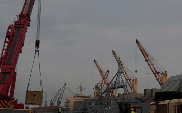Iron Union 12 equipment on the move