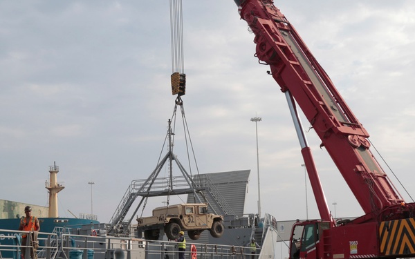 Iron Union 12 equipment on the move