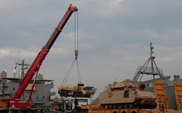 Iron Union 12 equipment on the move