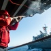 USS Harry S. Truman (CVN 75) conducts a RAS in the Mediterranean Sea