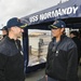 USS Normandy Executive Officer Greets Commander, Task Force 65