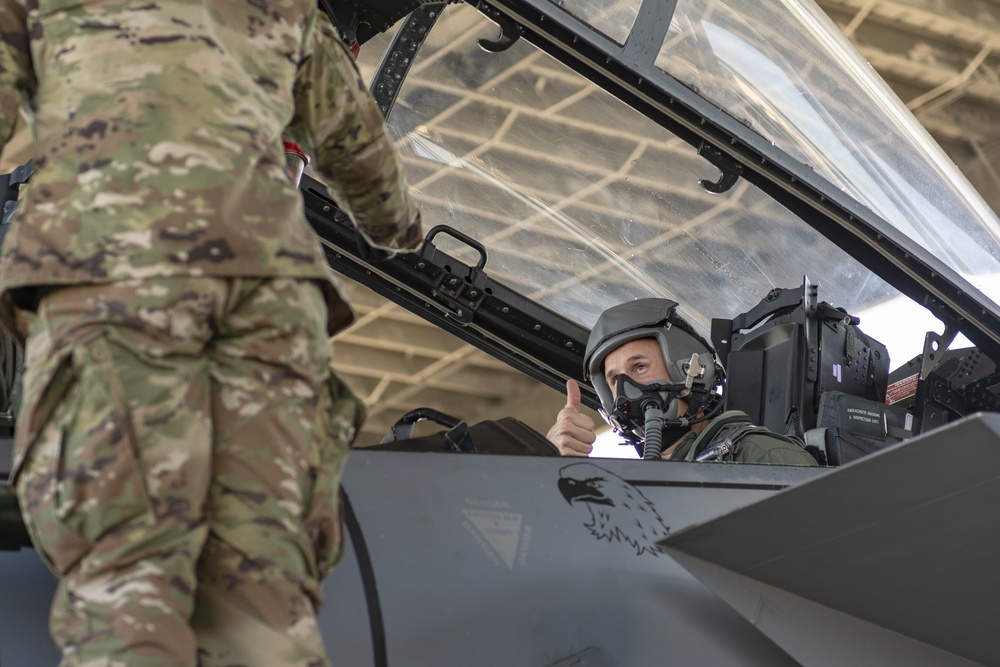 Master Sgt. Dailey's incentive flight