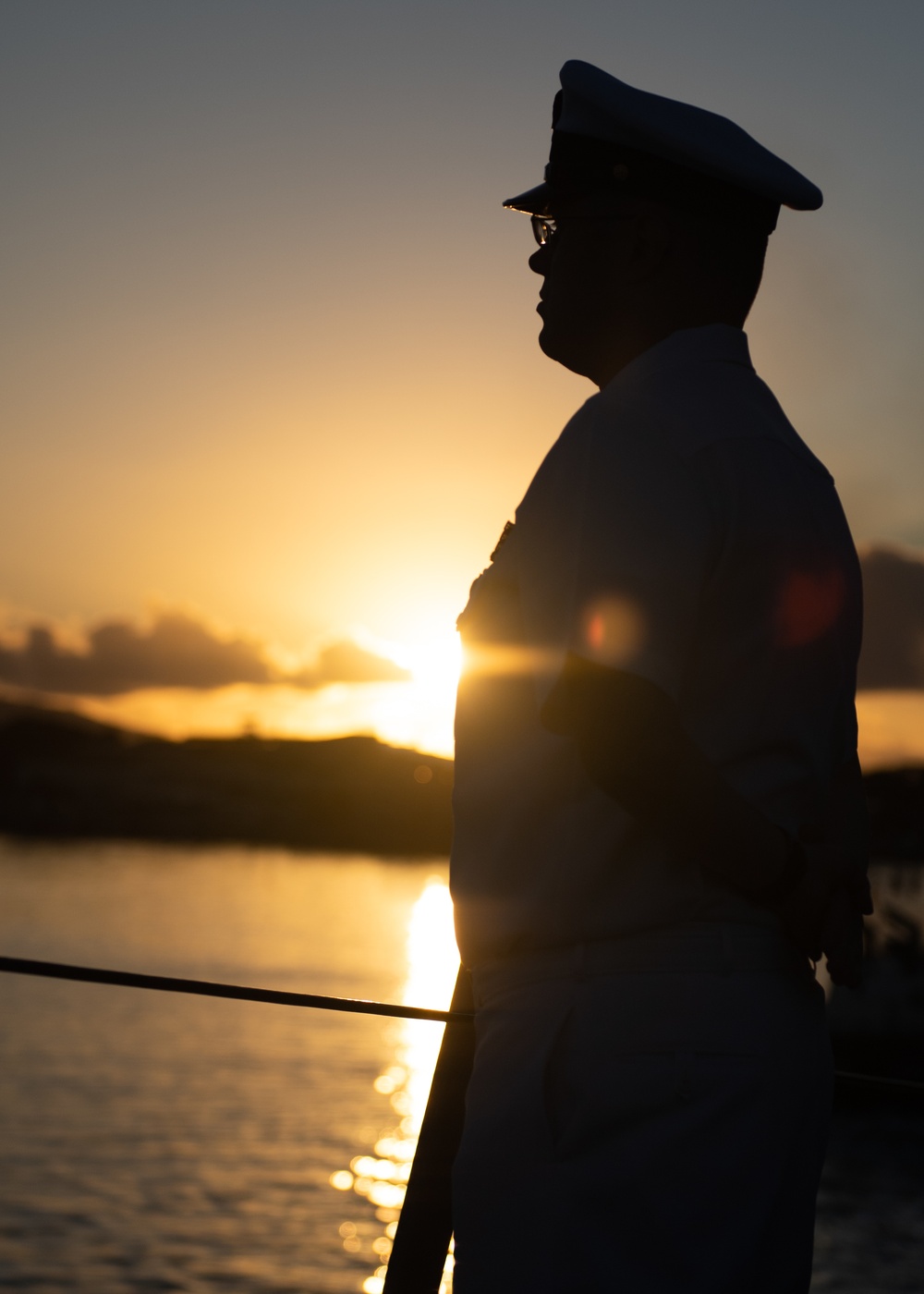 USS William P. Lawrence Conducts Pass-in-Review during the 78th Anniversary Pearl Harbor Remembrance Commemoration.