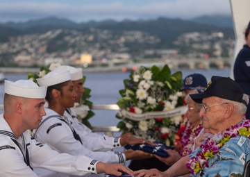 Lauren Bruner interred at USS Arizona Memorial