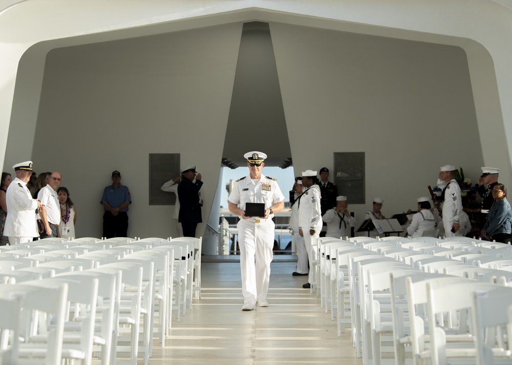 Lauren Bruner Interred at USS Arizona Memorial