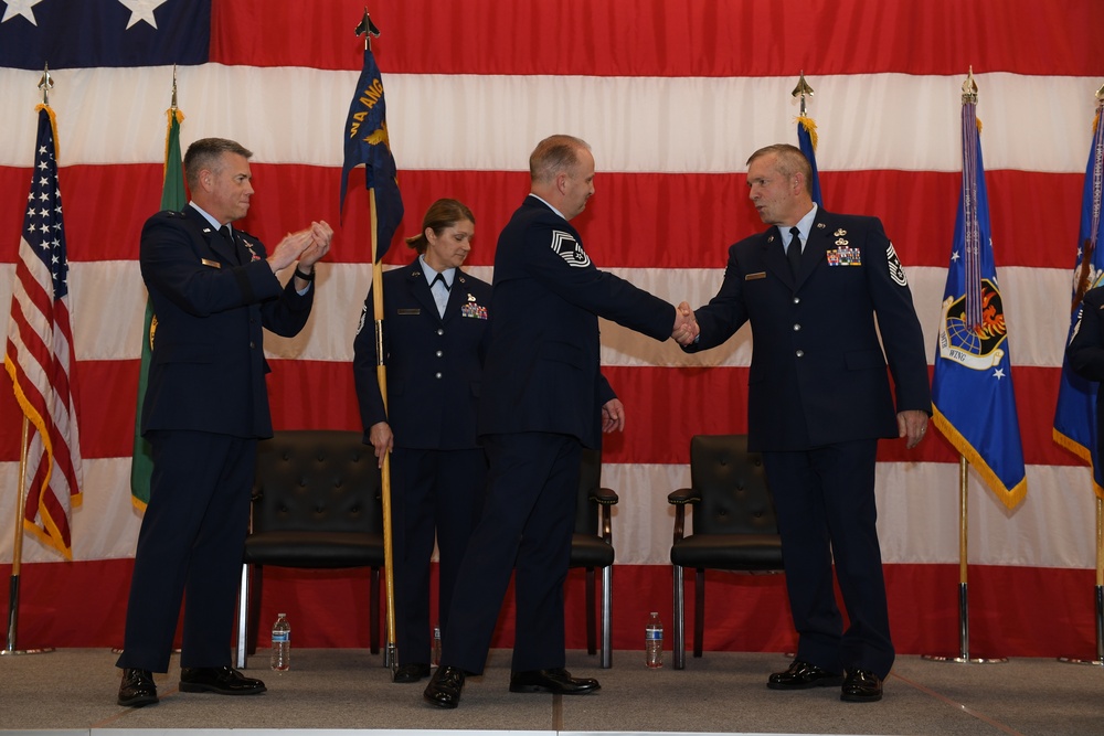 Change of Responsibility and retirement of Chief Master Sgt. Max Tidwell