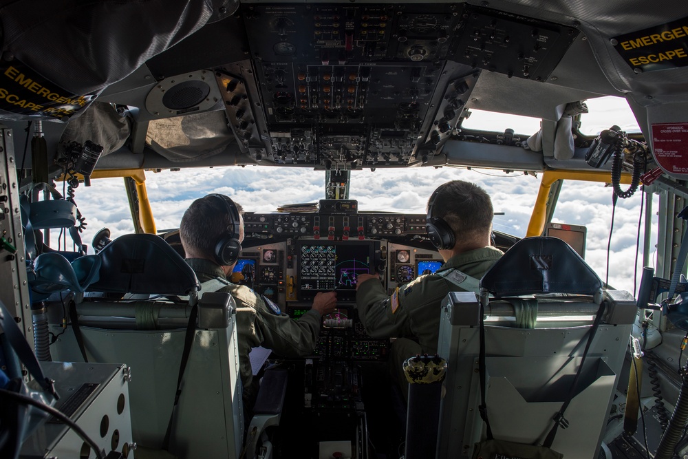 Refueling Operation Flight with Spouses from the 124th Fighter Wing