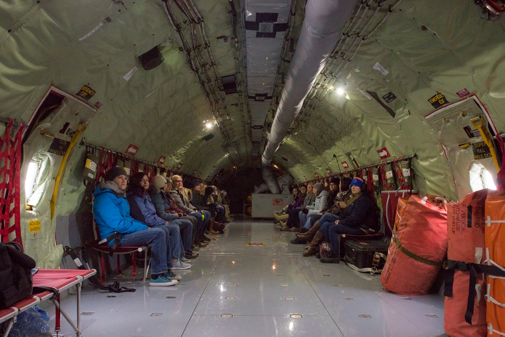 Refueling Operation Flight with Spouses from the 124th Fighter Wing