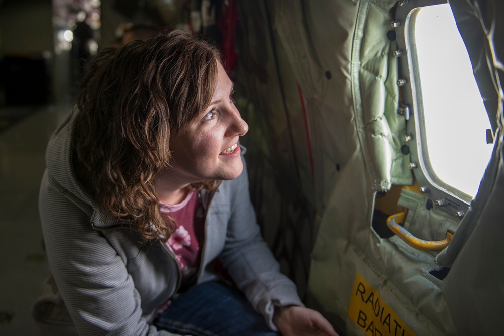 Refueling Operation Flight with Spouses from the 124th Fighter Wing