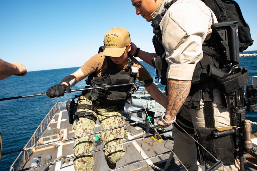 VBSS Training aboard USS Farragut