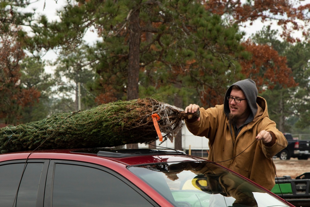 Fort Bragg community delivers Trees for Troops