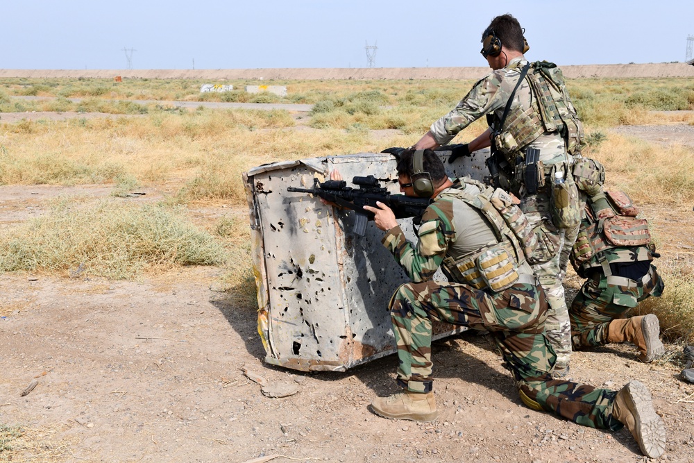 Iraqi Special Forces train in Taji Military Complex