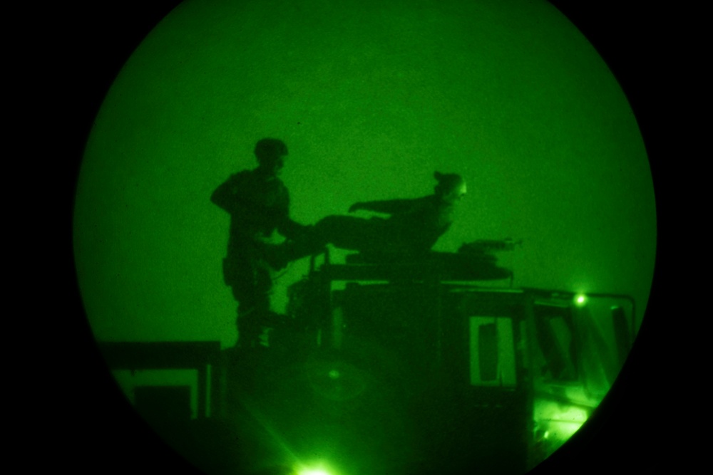 Qwat al-Khasah practice night operations