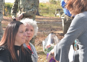 Fort Stewart honors retired MSG Lewis with a garden dedication