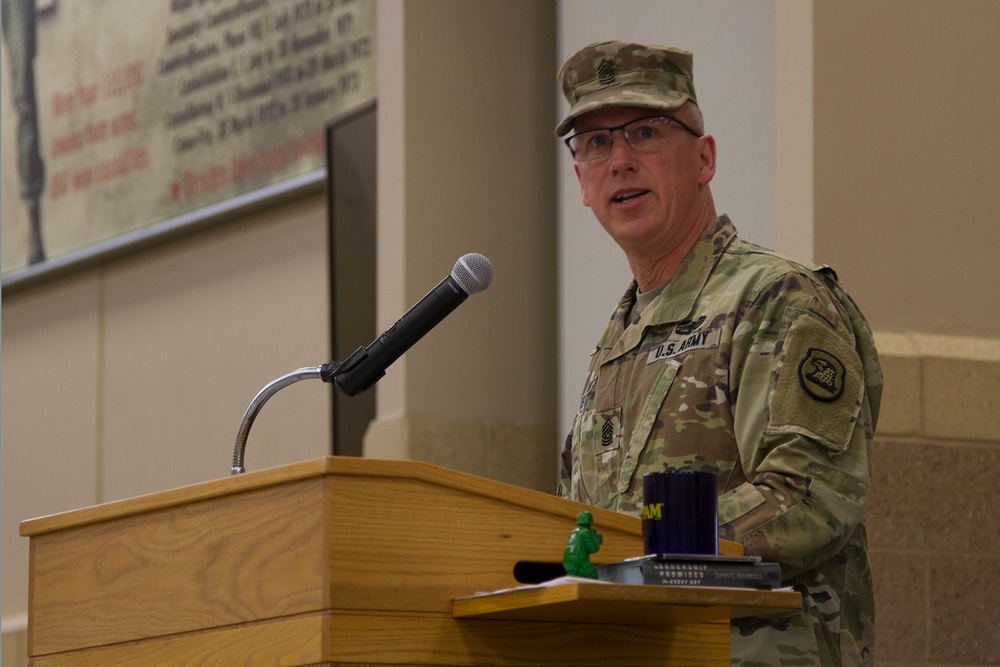 Iowa National Guard Receives New Senior Enlisted Leader