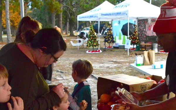 Hunter Army Airfield celebrates their annual tree lighting ceremony