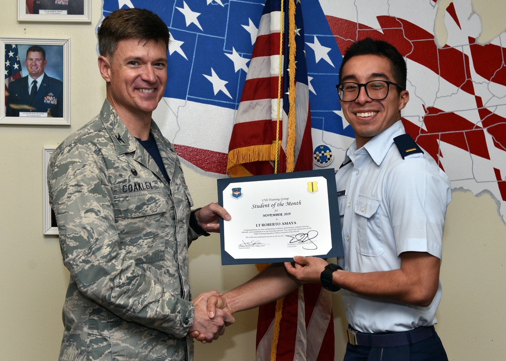 November Student of the Month