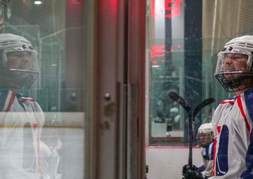 Security Forces by Day, Hockey Player by Night