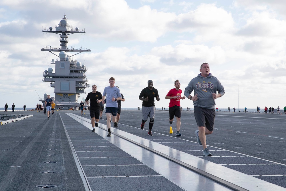 USS Gerald R. Ford Flight Deck 5K